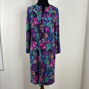 PAPPAGALLO Floral Multicolor Dress XS